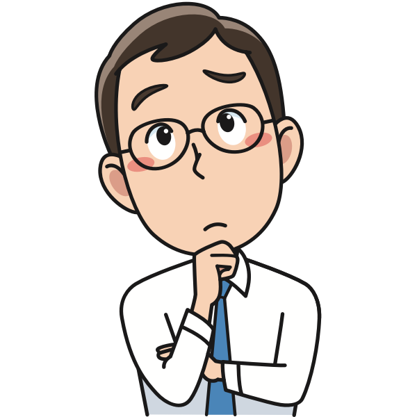 SVG Male in doubt
