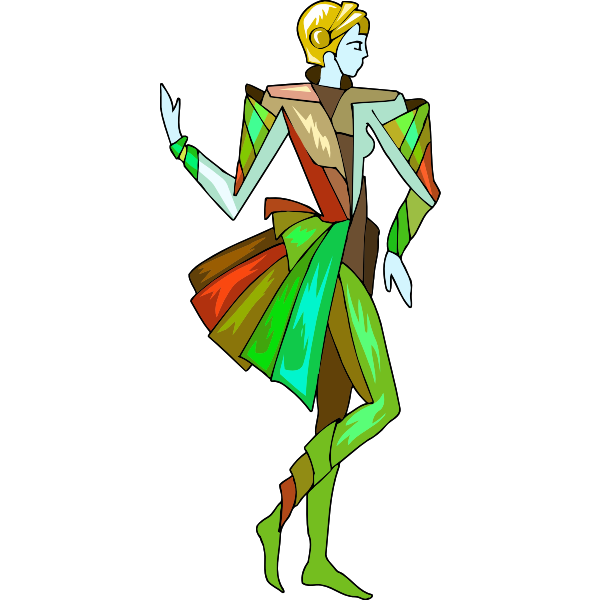 SVG Male model posing