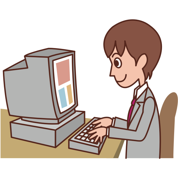 SVG Male PC user