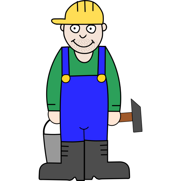SVG Male worker
