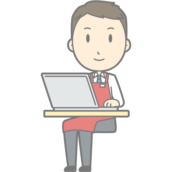 SVG Man and computer