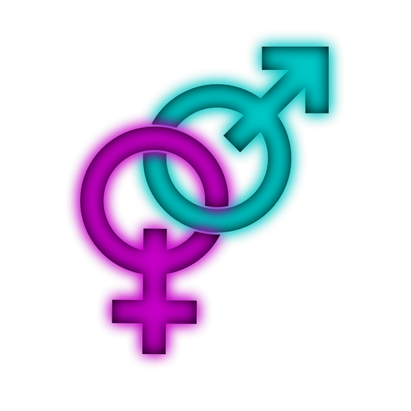 SVG Man and woman symbol