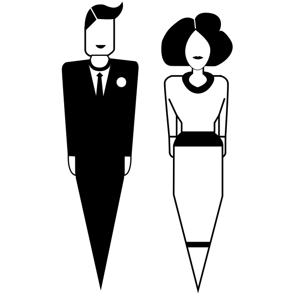 SVG Man and woman symbols