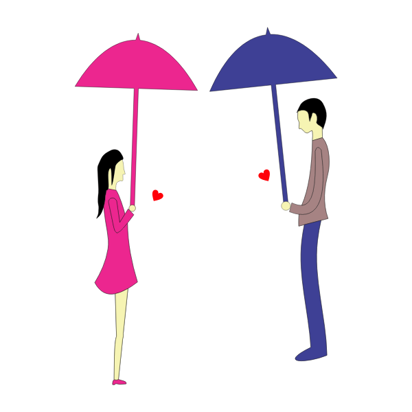 SVG Man and woman with umbrellas-1578405379