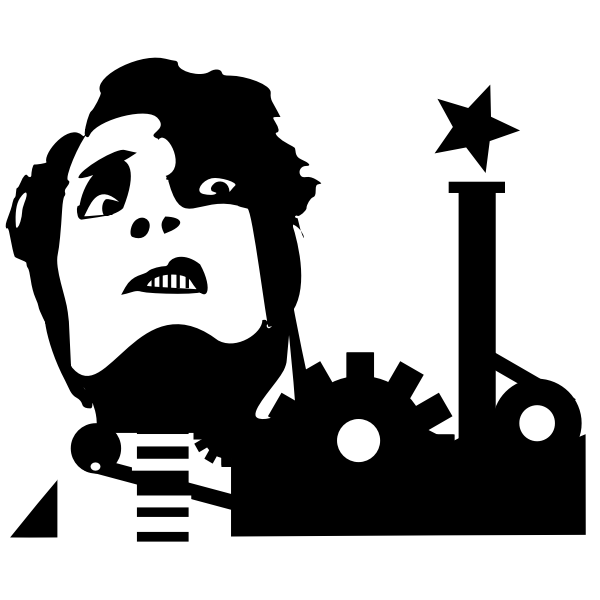 SVG Man as machine