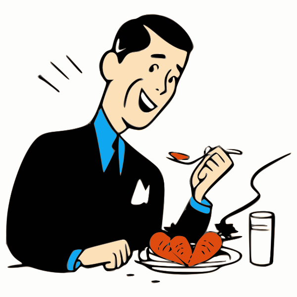 SVG Man eating