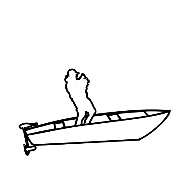 SVG Man fishing