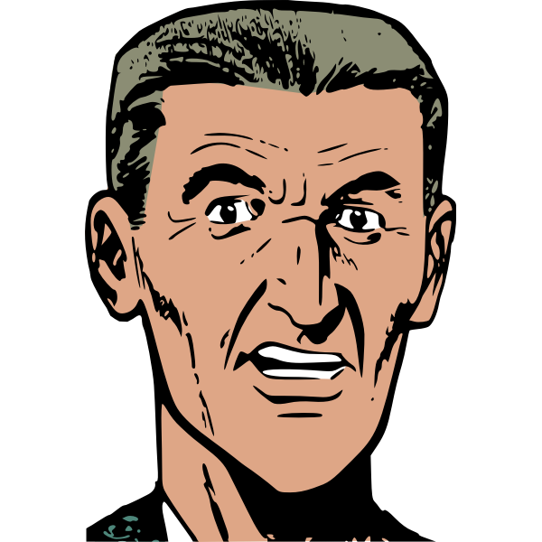 SVG Man grinning