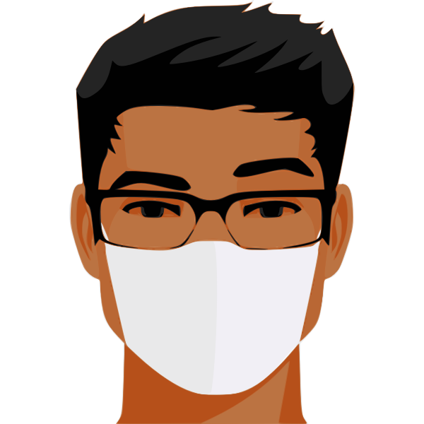 SVG Man in a mask