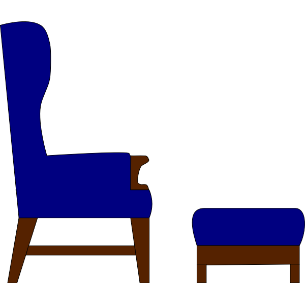 SVG Man in Chair