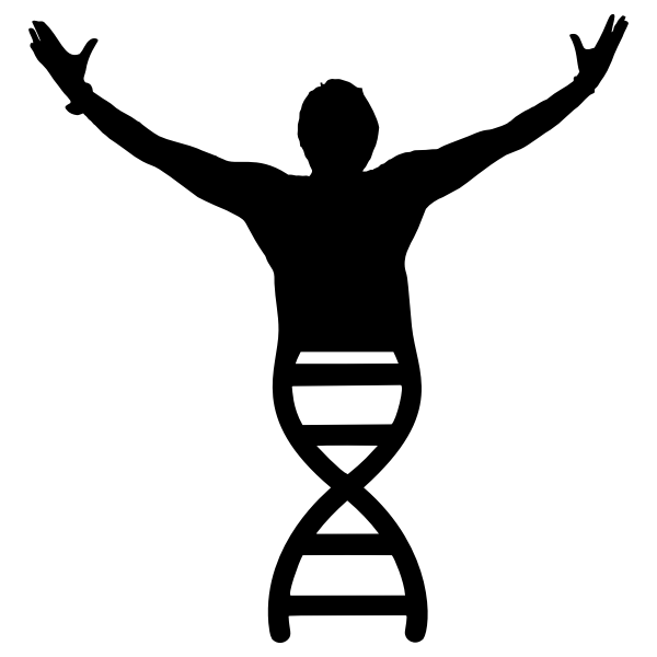 SVG Man in DNA