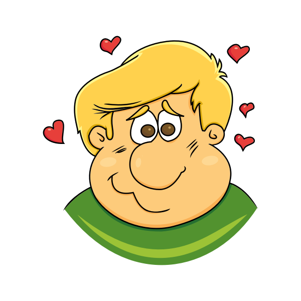 SVG Man in love
