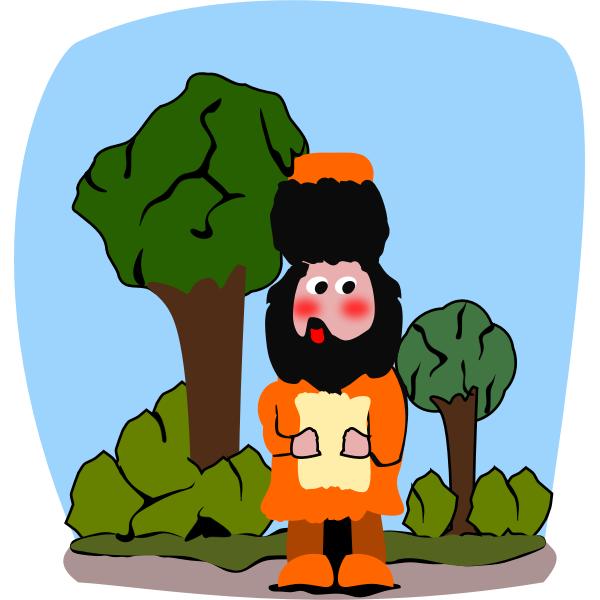 SVG Man in the park