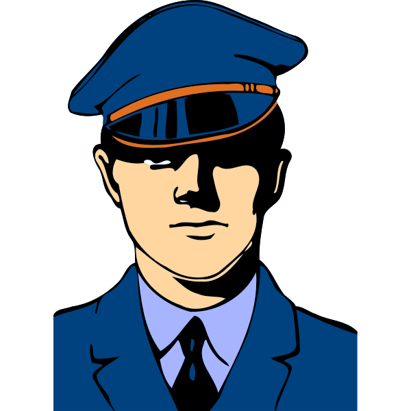 SVG Man in uniform