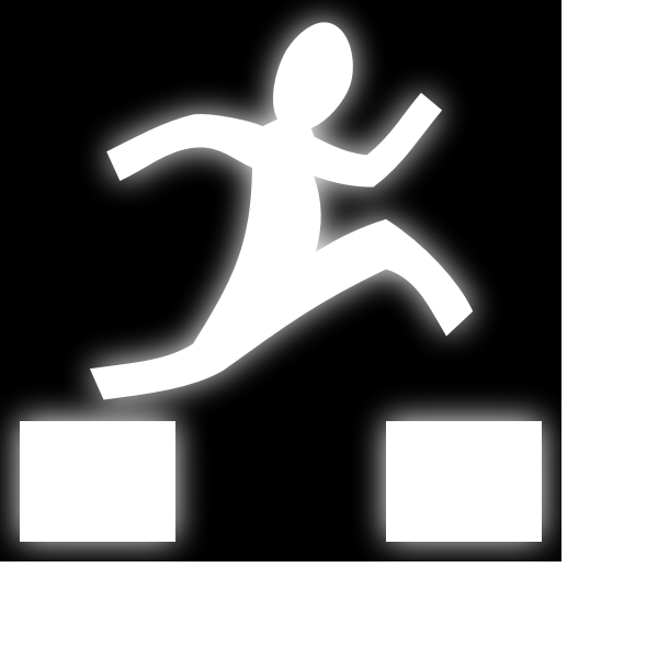 SVG Man jumping