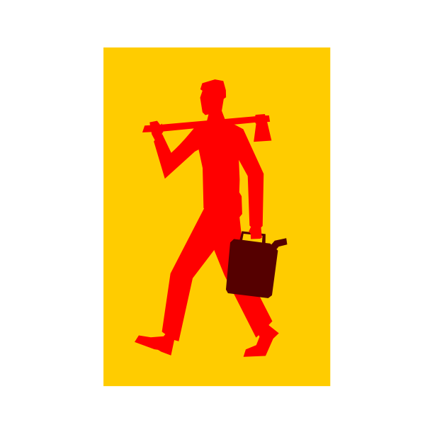 SVG Man on fire