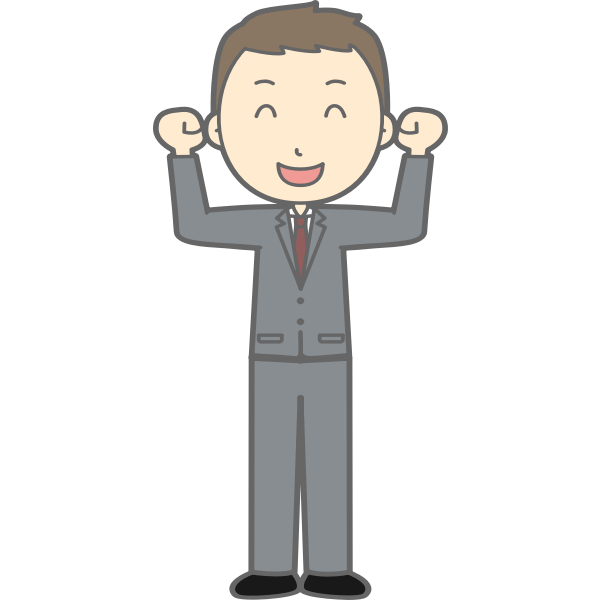 SVG Man ready for business
