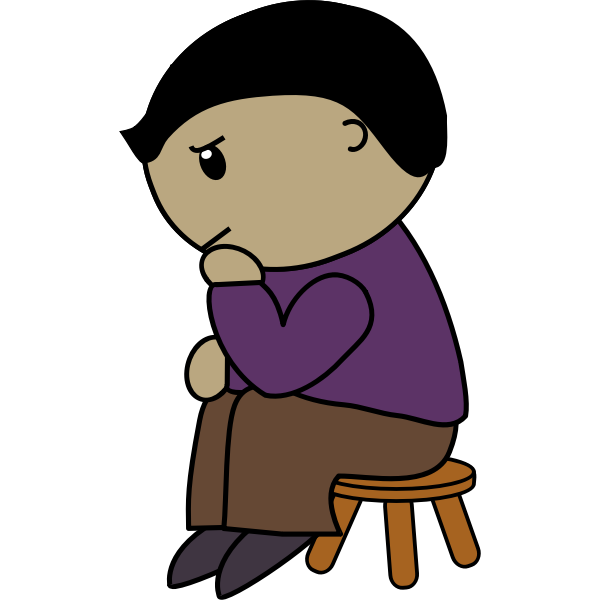 SVG Man thinking