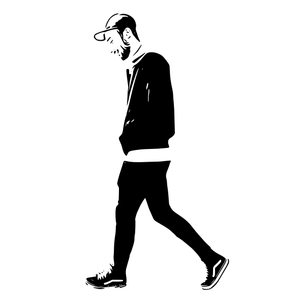 SVG Man walking