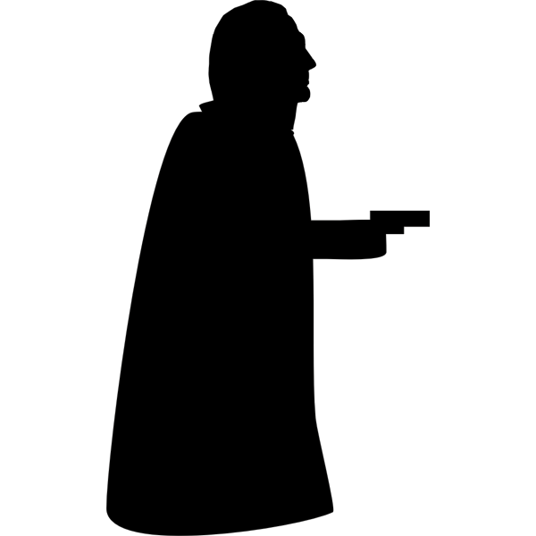 SVG Man with a handgun