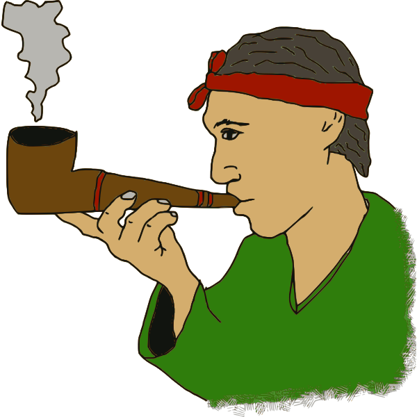 SVG Man with a Pipe