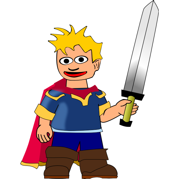 SVG Man with blade