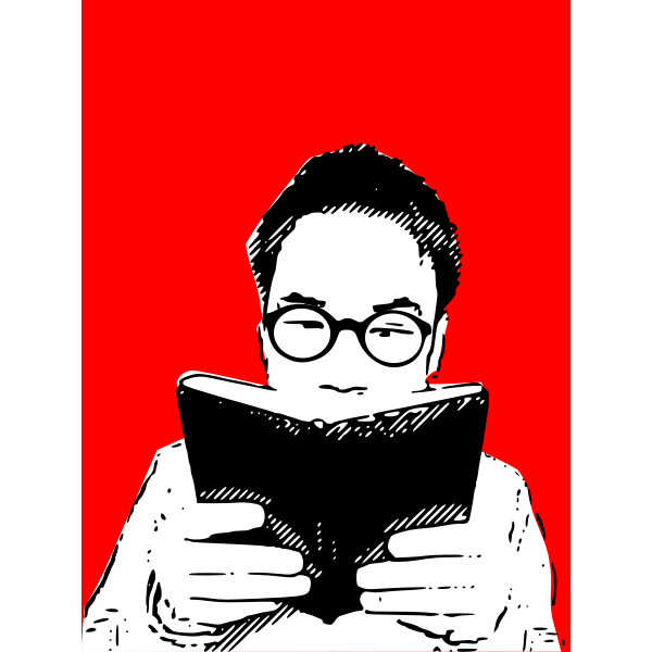 SVG Man with glasses