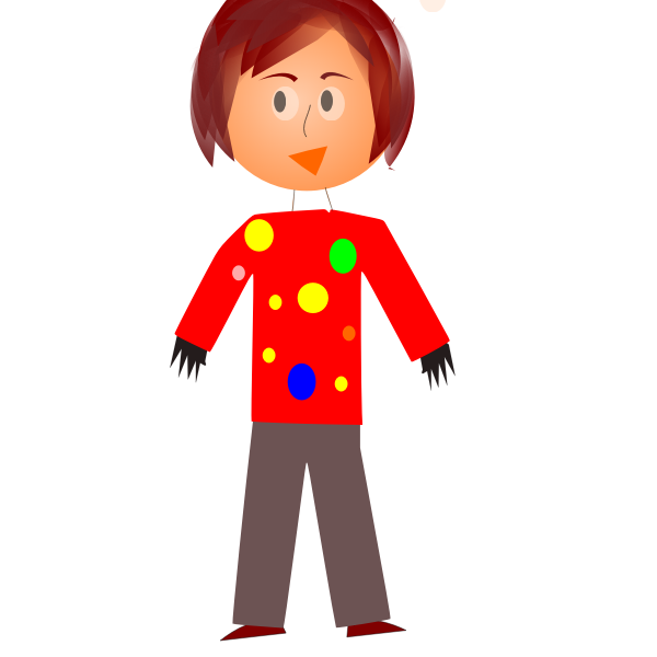 SVG Man with red hair