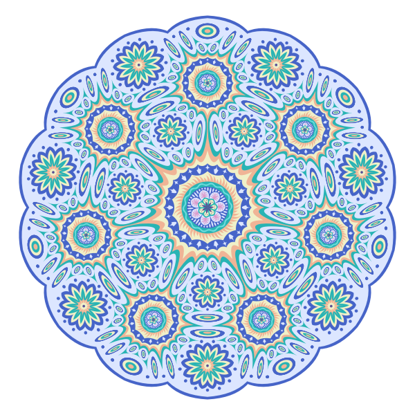 SVG Mandala Geometric Symbol