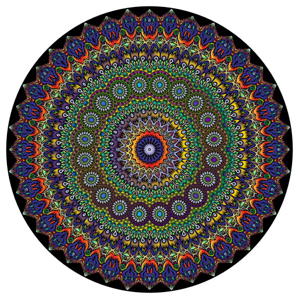 SVG Mandala shape clip art