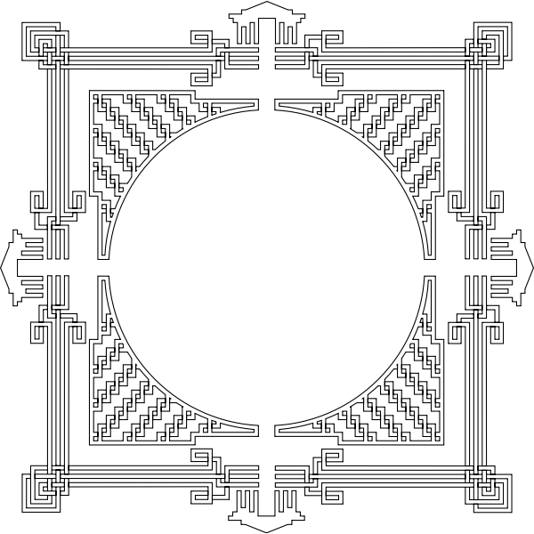SVG Mandala symbol