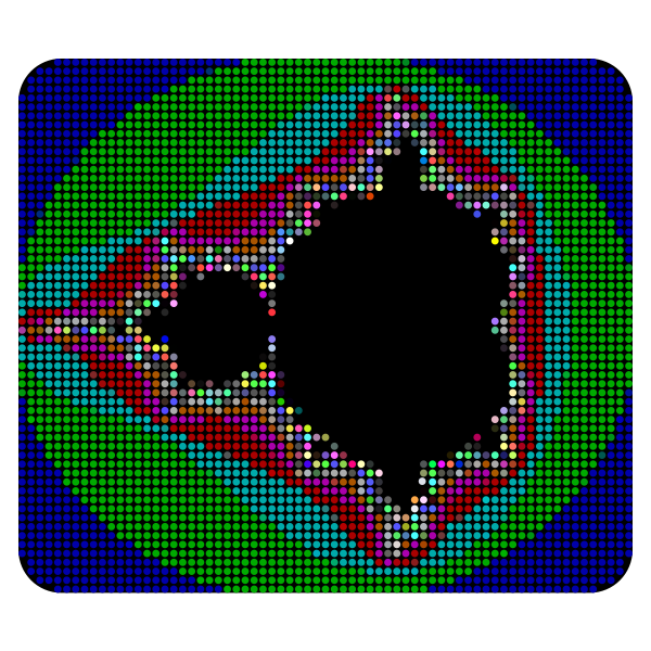 SVG Mandelbrot Dots