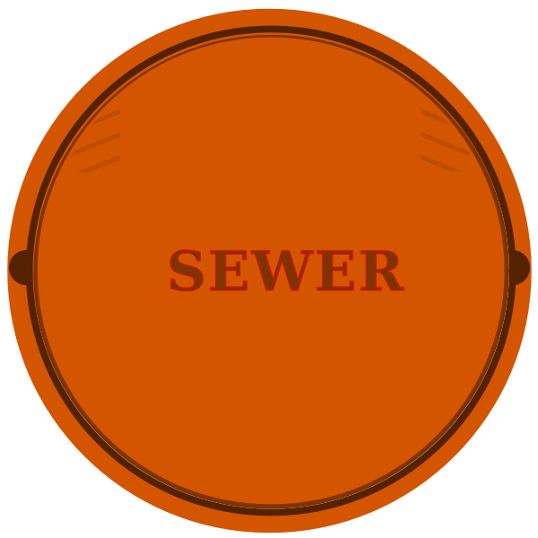 SVG Manhole cover