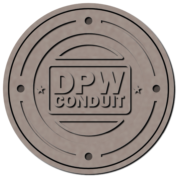 SVG Manhole cover large vector image