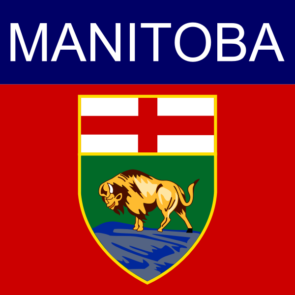 SVG Manitoba symbol vector image