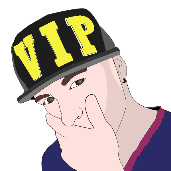 SVG Mans Portrait 2
