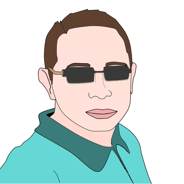 SVG Mans Portrait 4