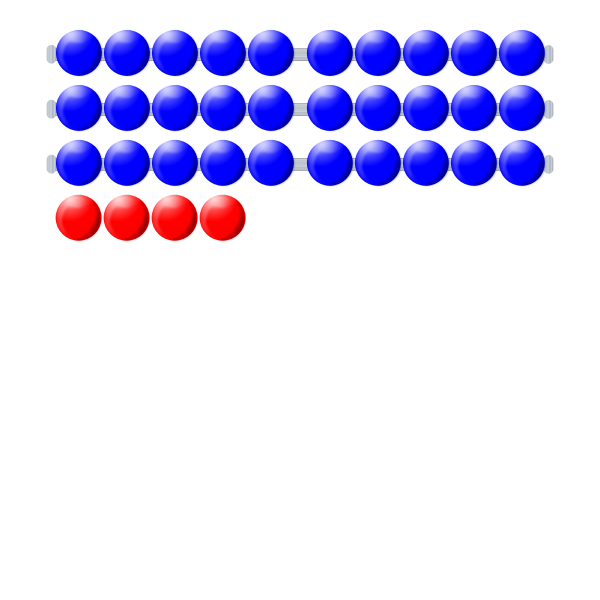 SVG Many math beads
