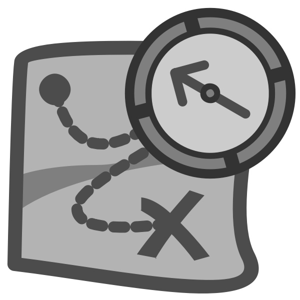 SVG Map and compass icon