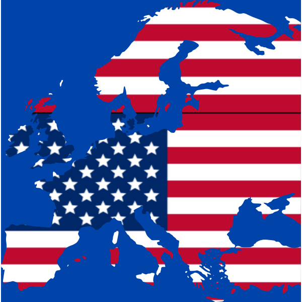 SVG Map of Europe equidistant