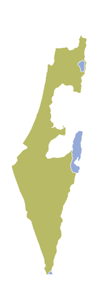 SVG Map of Israel