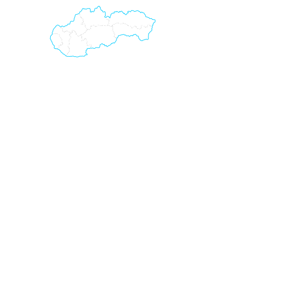 SVG Map of Slovakia