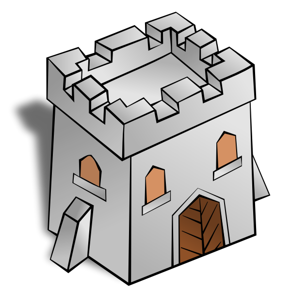 SVG Map symbols of tower square