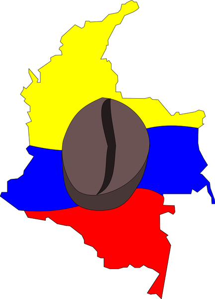 SVG mapa de colombia