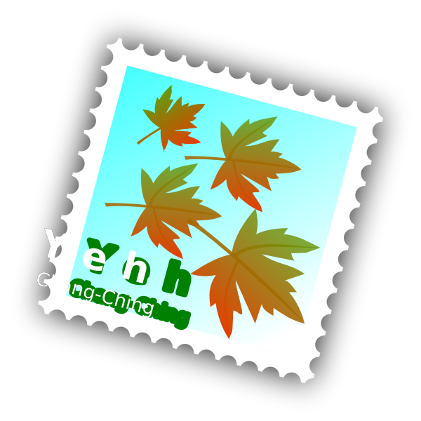 SVG Maple stamp vector image