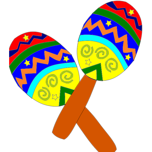 SVG Maracas vector drawing