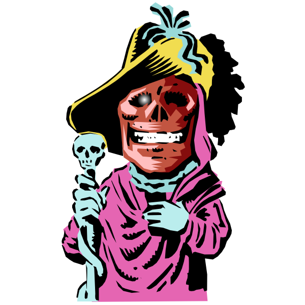 SVG Mardi Gras mask