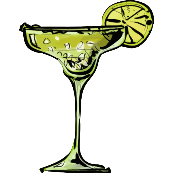 SVG Margarita cocktail