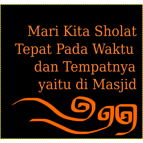 SVG Mari Kita Sholat