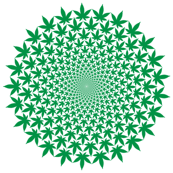 SVG Marijuana vortex